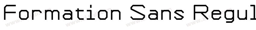 Formation Sans Regul字体转换